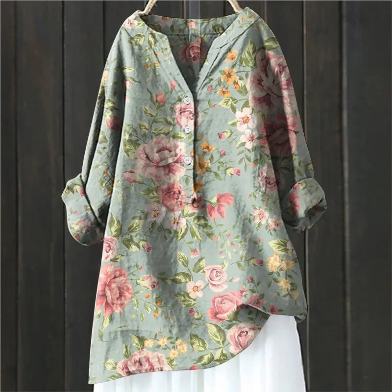 Marvy™ - Casual blouse with floral print